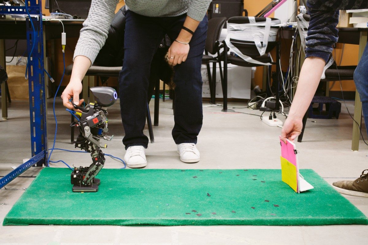 University of Manitoba team and robots at AUTCup 2018